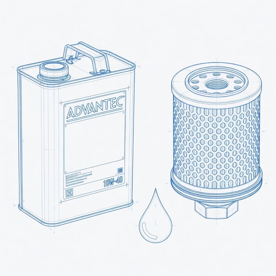 Моторное масло + масляный фильтр