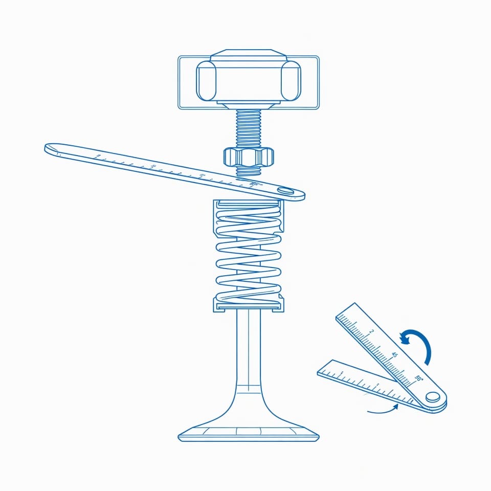 Проверка/регулировка клапанов (шайбы)